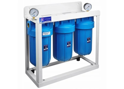 Трехступенчатая система фильтрации бытовой и питьевой воды Aquafilter Big Blue HHBB10