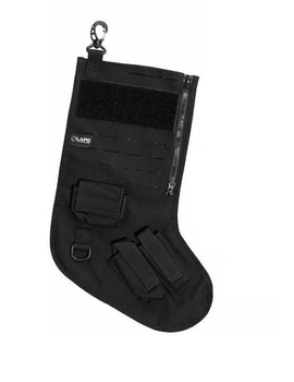 Тактический подарочный носок LA Police Gear Atlas™ Tactical Christmas Чорний