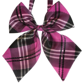 Жіноча Bow Tie House Basic метелик рожева в клітинку 03184