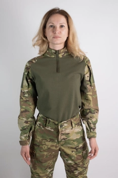 Убакс женский мультикам рубашка тактическая с длинным рукавом размер 42