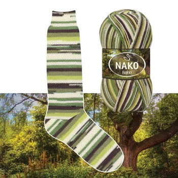 Пряжа носочна Nako Boho Concept 82168