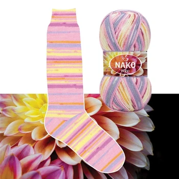 Пряжа носочна Nako Boho Concept 82135