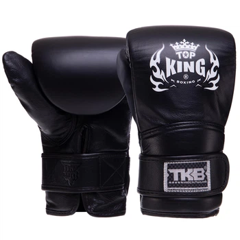 Снарядные перчатки кожаные TOP KING Ultimate TKBMU-CT Цвет: Черный размер: S