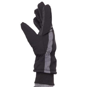 Перчатки для охоты и рыбалки на меху с закрытыми пальцами SP-Sport BC-9227 размер L Цвет: Черный