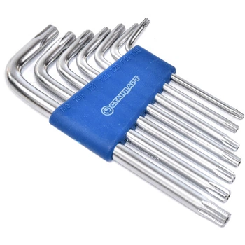 Набір ключів TORX з отвором Г-подібних 7од. СТАНДАРТ TKS0701