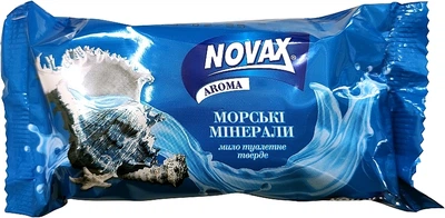 Тверде туалетне мило "Морські мінерали" - Novax Aroma 140g (994591-1288032-2)