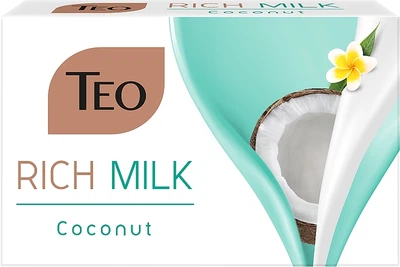 Твердое мыло - Teo Rich Milk Coconut 90g (994892-1288391-2)