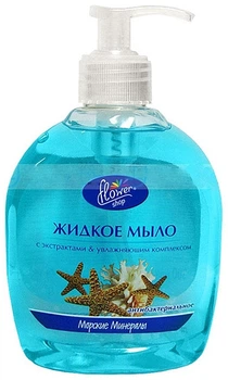 Рідке мило антибактеріальне "Морські мінерали" Flower Shop 900ml (643549-1005176-2)