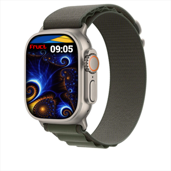 Нейлоновий ремінець Fruct Alpine Loop for Apple Watch 42/44/45/46/49 mm Green