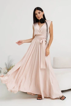 Платье Jadone Fashion Фурор XL бежевое