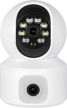 Бездротова поворотна камера два об'єктиви Green Vision GV-186-GM-DIG40-10 PTZ 2MP + 2MP (LP21379)