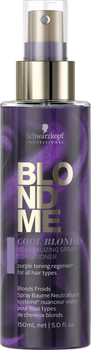 Спрей для волосся Schwarzkopf Professional BlondMe Cool Blondes Neutralizing 150 мл (4045787640199)