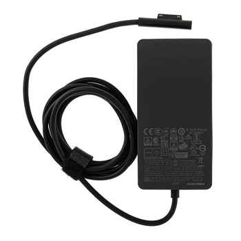 Блок живлення MICROSOFT для планшетів 15V 6.3A 102W, 6‑pin, чорний — сумісний із Surface Pro 5, Pro 6, Pro 4, Pro3, Book (без мережевого кабелю)