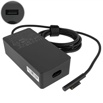 Блок питания для ноутбука для планшета MICROSOFT 15V, 6.3A, 102W, 6pin, Black (Surface Pro 5, Pro 6, Pro 4, Pro3, Book)(без сетевого кабеля!) (2258722)