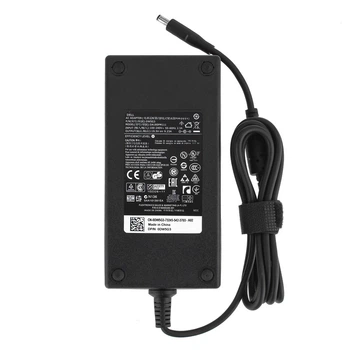 Адаптер живлення (блок живлення) для ноутбука Dell 180W — 19.5V 9.23A, роз’єм 4.5×3.0 мм з PIN, чорний, прямокутний корпус