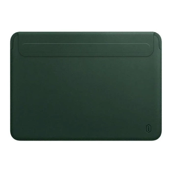 Чехол папка WIWU Skin Pro II PU Leather Sleeve защитный чехол из эко-кожи для MacBook Pro и Air 13.3" зеленый