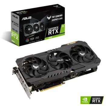 Відеокарта Asus PCI-Ex GeForce RTX 3090 TUF Gaming OC 24GB GDDR6X (384bit) Б\В