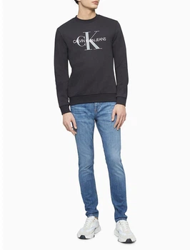 Свитшот мужской CALVIN KLEIN Monogram Crewneck Sweatshirt (размер: xs) черный