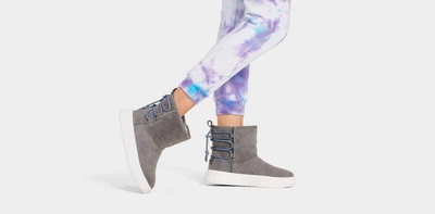 Чоботи жіночі уггі UGG Classic Boom Ankle Boot (розмір: 37 / US 6) 23 см сірі