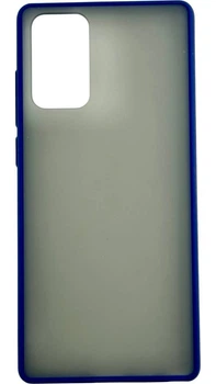 Чехол Matte Color на Samsung Galaxy Note 20 синий