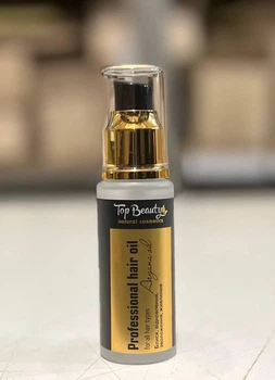 Олія для волосся інтенсивне зволоження Top Beauty з аргановою олією 50мл