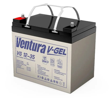 Аккумулятор Ventura VG 12-35 GEL (гелевый) - GEL на 12 В 34 ампер-часов