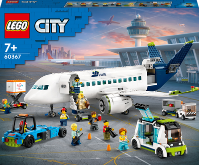 Конструктор LEGO City Пассажирский самолет 913 деталей (60367)