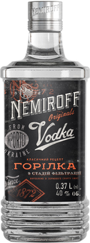 Горілка особлива Nemiroff Originals Оригінал 40% 0.37 л (4820181420604)