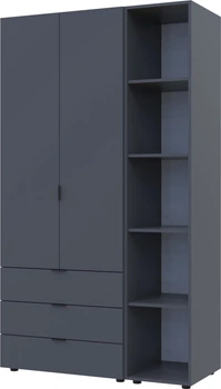 Комплект Doros Гелар с этажеркой 2 ДСП 115.7 х 49.5 х 203.4 см Графит (42005054)