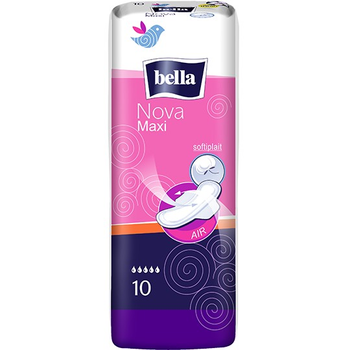 Прокладки критичні Bella Nova Maxi з крильцями 10шт 
