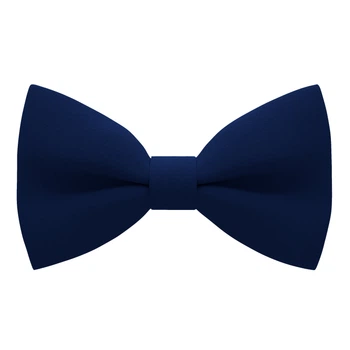 Бабочка Bow Tie House большая синий джинс - креп 10475L