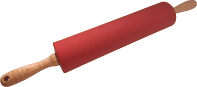 Скалка Vincent Basic с силиконовым покрытием 49 см d=6.5 см (VC-1628)