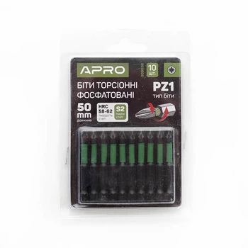 Біта APRO ударна торсіонна РZ1 х 50мм (APRO) (упаковка 10шт)