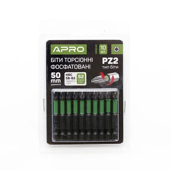 Біта APRO ударна торсіонна РZ2 х 50мм (APRO) (упаковка 10шт)