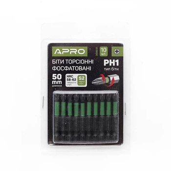 Біта APRO ударна торсіонна РН1 х 50мм (APRO) (упаковка 10шт)