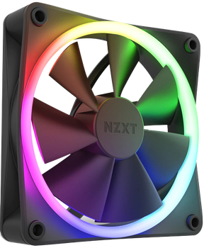 Кулер NZXT RGB Fans - Single F120RGB - 120 мм Black (RF-R12SF-B1)