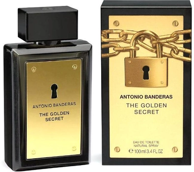Туалетна вода для чоловіків Antonio Banderas The Golden Secret EDT M 100 мл (8411061722756)