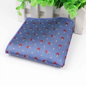 Платок Bow Tie House паше голубой с зонтиками 10194