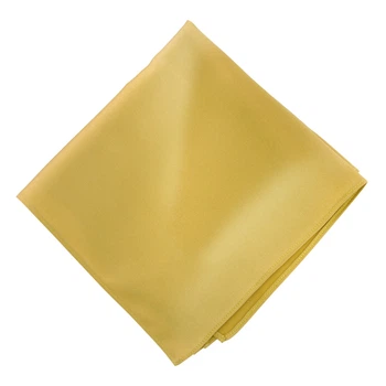 Платок Bow Tie House шелковый золотого цвета 10306