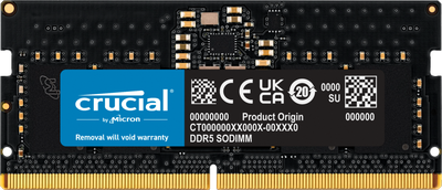 Оперативная память Crucial SODIMM DDR5-5600 16384MB PC5-44800 (CT16G56C46S5)