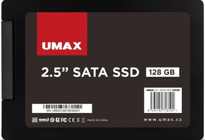 Umax 128GB 2.5" SATA III 3D NAND (TLC) (UMM250007)
