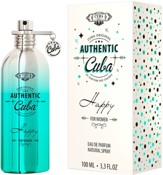 Woda perfumowana damska Cuba Authentic Happy EDP W 100 ml (5425039222066)