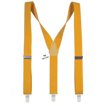 Подтяжки Bow Tie House мужские желтые 3.5 см Y 08130
