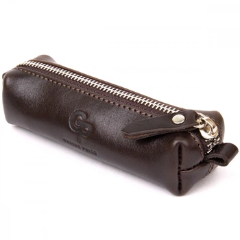 Стильная мужская ключница из кожи GRANDE PELLE 15х5х3 см (acs0024441)