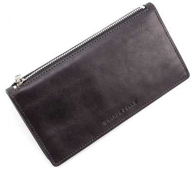 Стильный женский кошелек из кожи GRANDE PELLE 20х10х2 см (acs0024486)