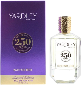 Woda perfumowana damska Yardley 250 For Her Limited Edition EDP W 100 ml (5056179302471)