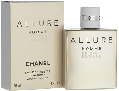 Парфумована вода для чоловіків Chanel Allure Homme Edition Blanche 50 мл (3145891274509)