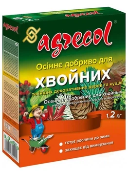 Удобрение Agrecol для хвойных осеннее 1.2кг