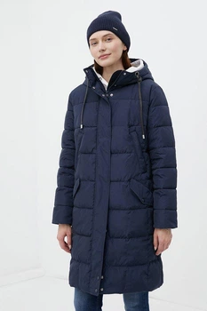 Длинная зимняя куртка женская Finn Flare FWB11068-101 down fill синяя S