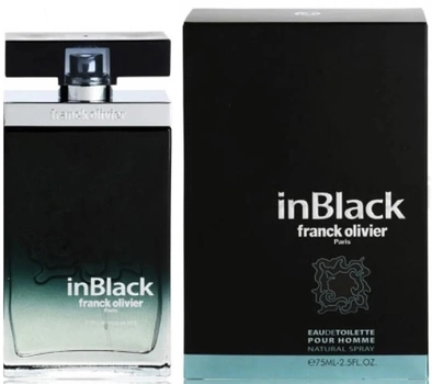 Woda toaletowa Franck Olivier In Black for Men EDT M 75 ml (3516641225124)